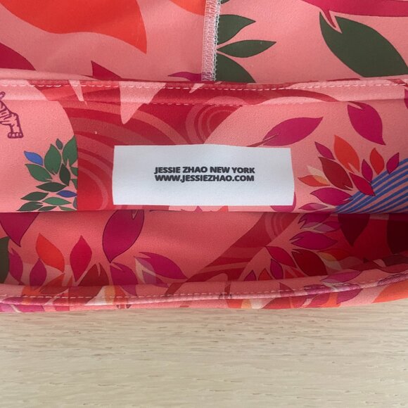 Jessie Zhao High Waist Yoga Leggings In Crossing Red Medium - Picture 8 of 9